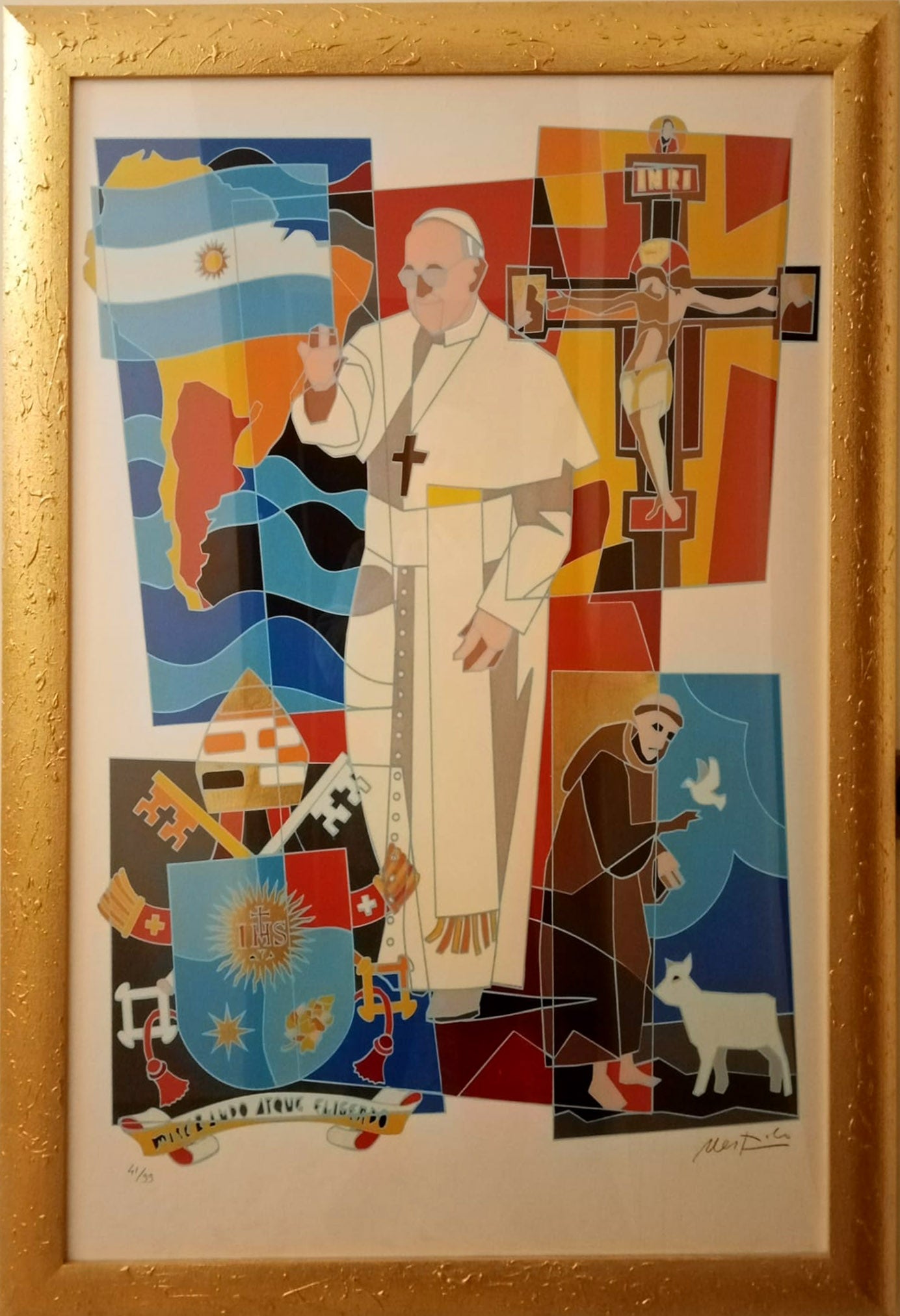 Ugo Nespolo - Papa Francisco
