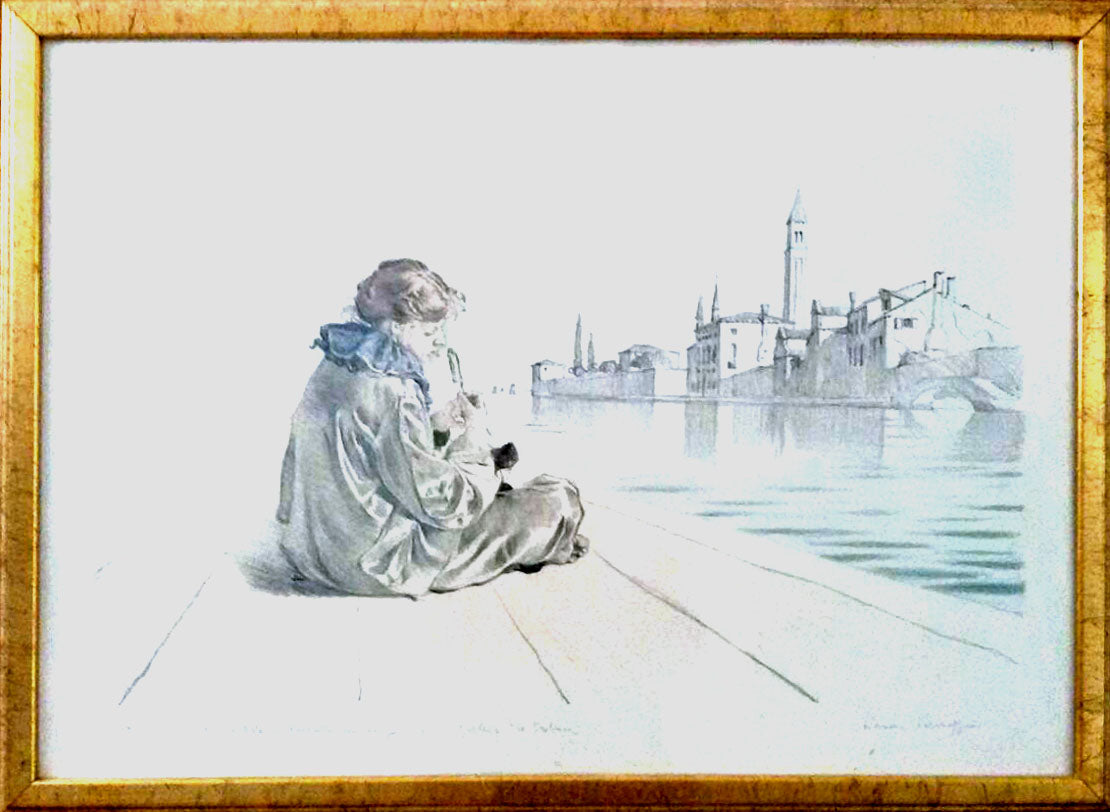 Romano Parmeggiani - Pierrot on the Lagoon