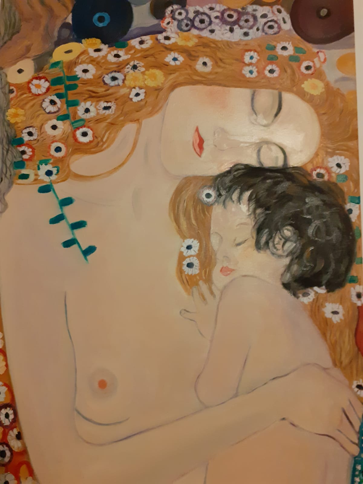 detail of Klimt's Third Ages