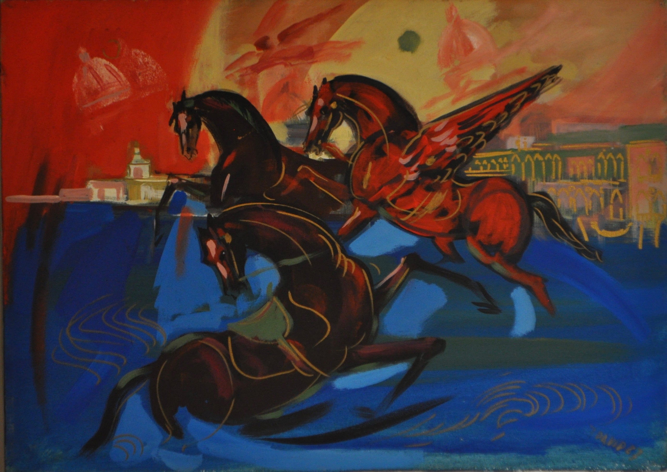 Pegasus and horses in Venice