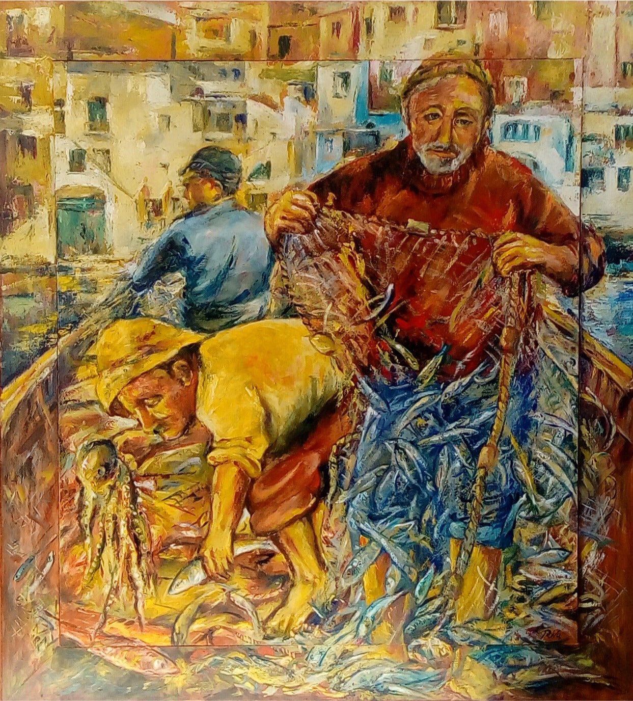 Pescadores en Procida