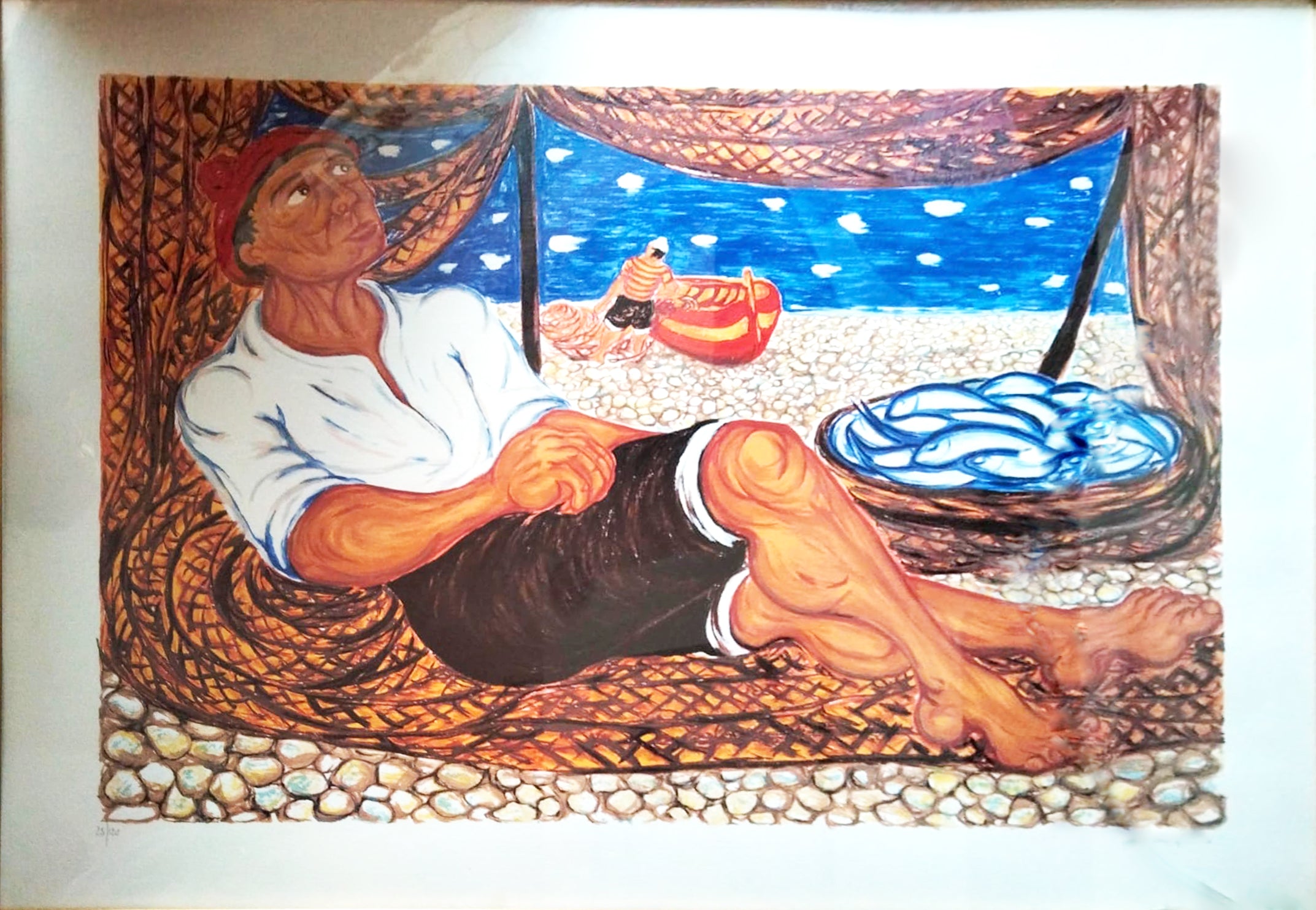 Giuseppe Migneco - El descanso del pescador