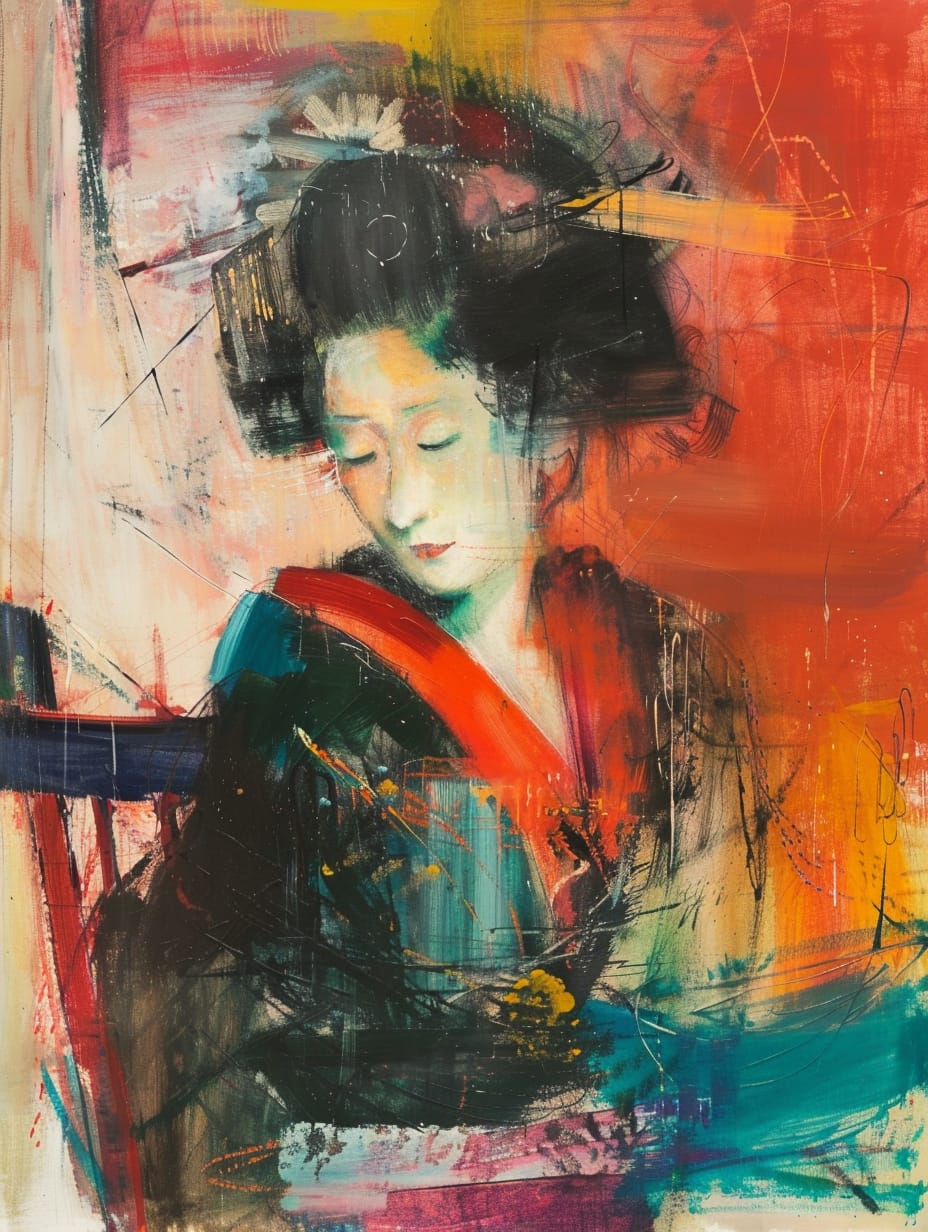 Under the kimono