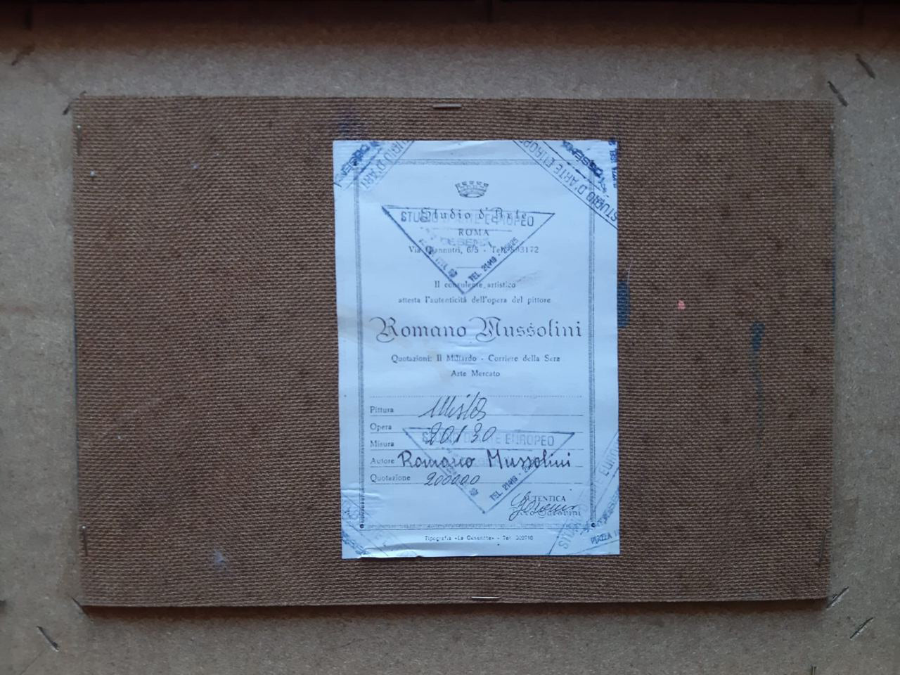 Romano Mussolini - Barco