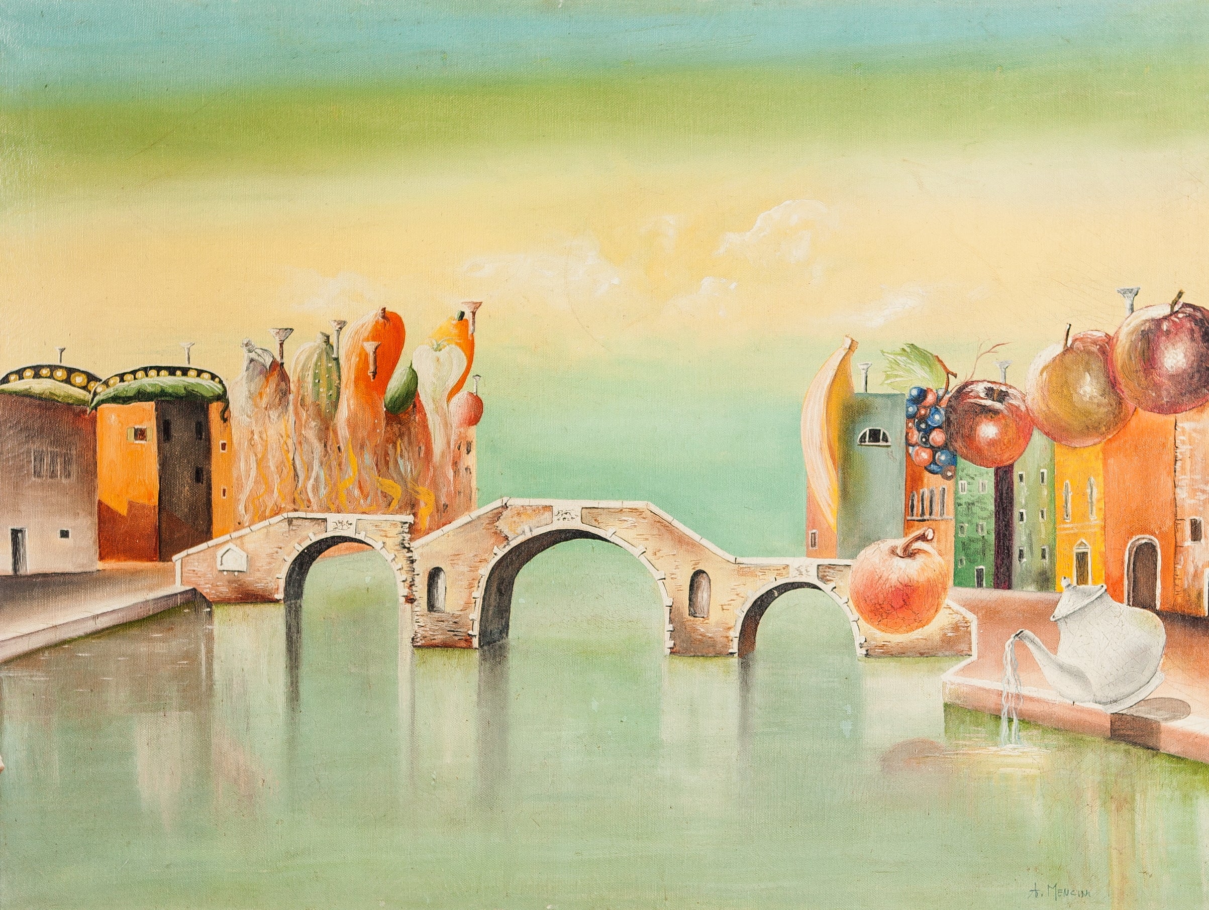 Ancient Three Arches Bridge