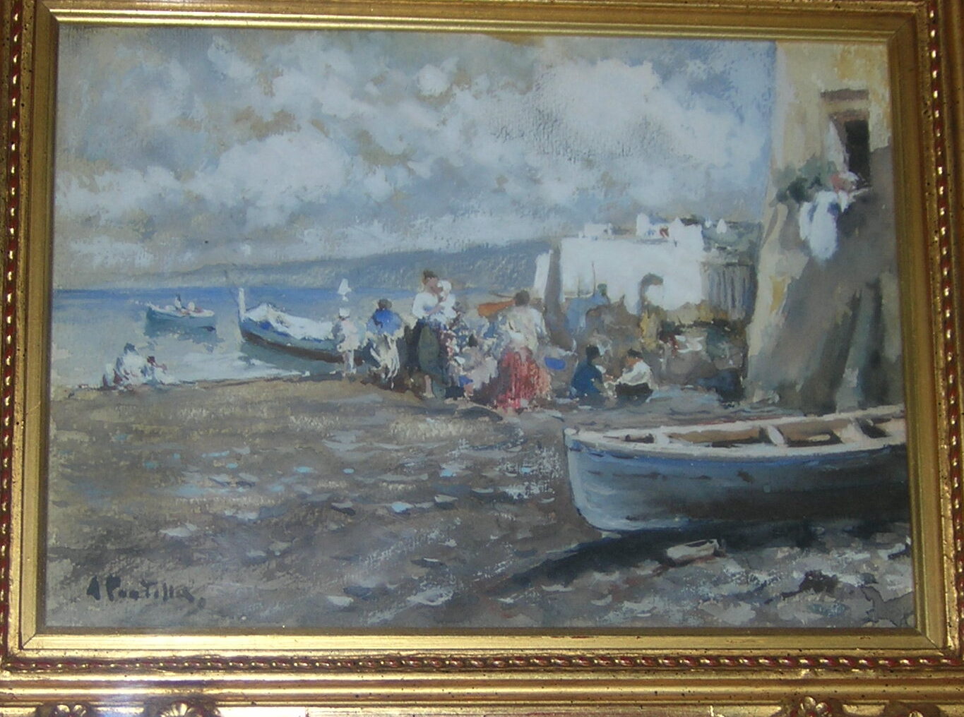 Attilio Pratella - En la playa