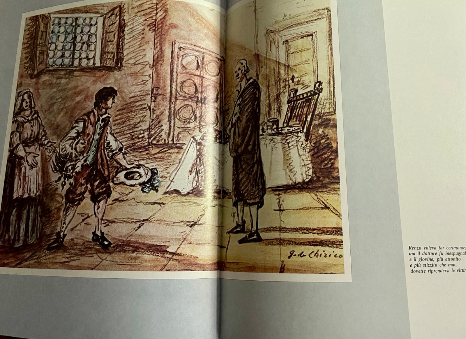 The Betrothed by Alessandro Manzoni with illustrations by Giorgio De Chirico - Editoriale Del Drago