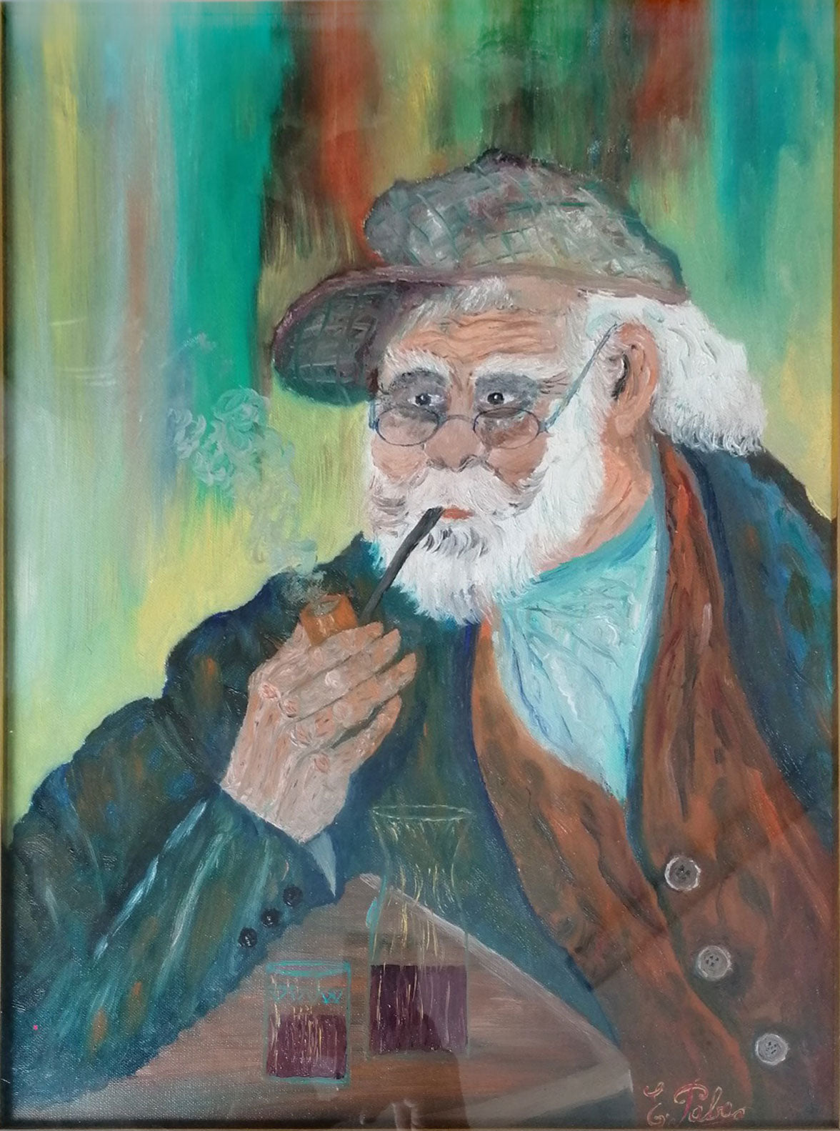 E. Paba - Signore con la pipa