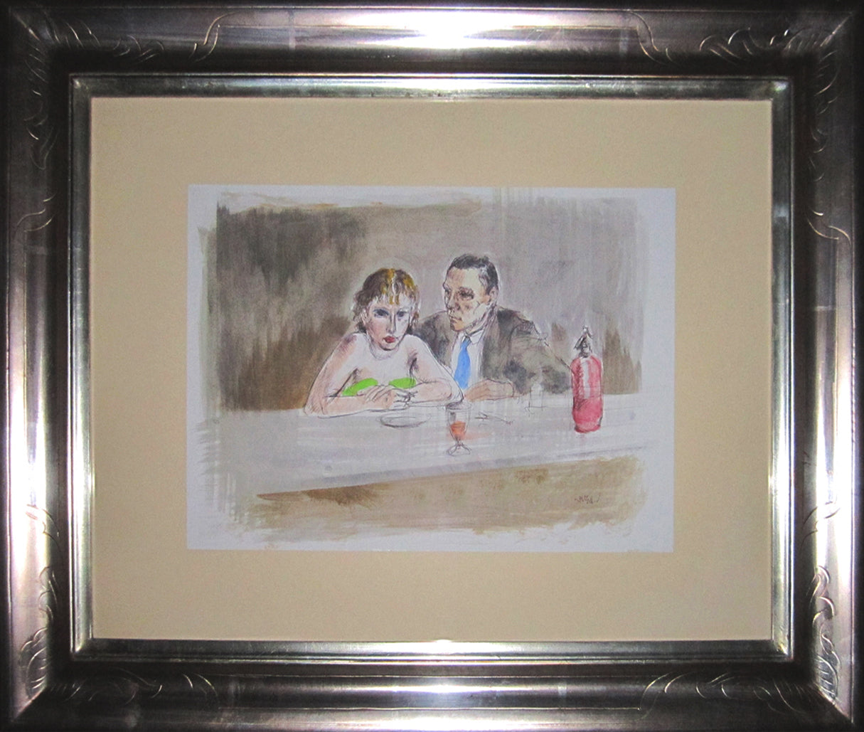 Alberto Sughi - Hombre y mujer