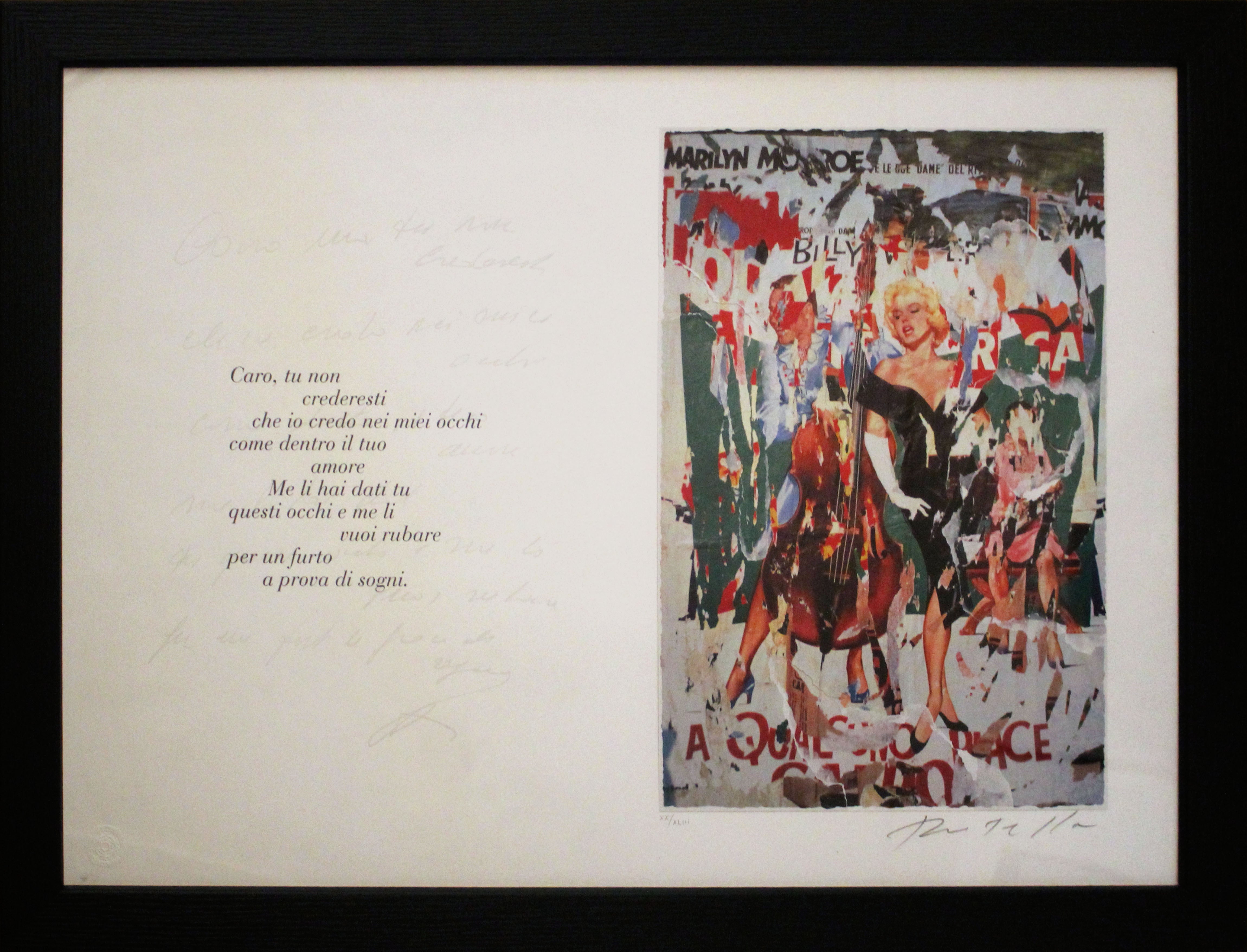 Mimmo Rotella - Questi occhi