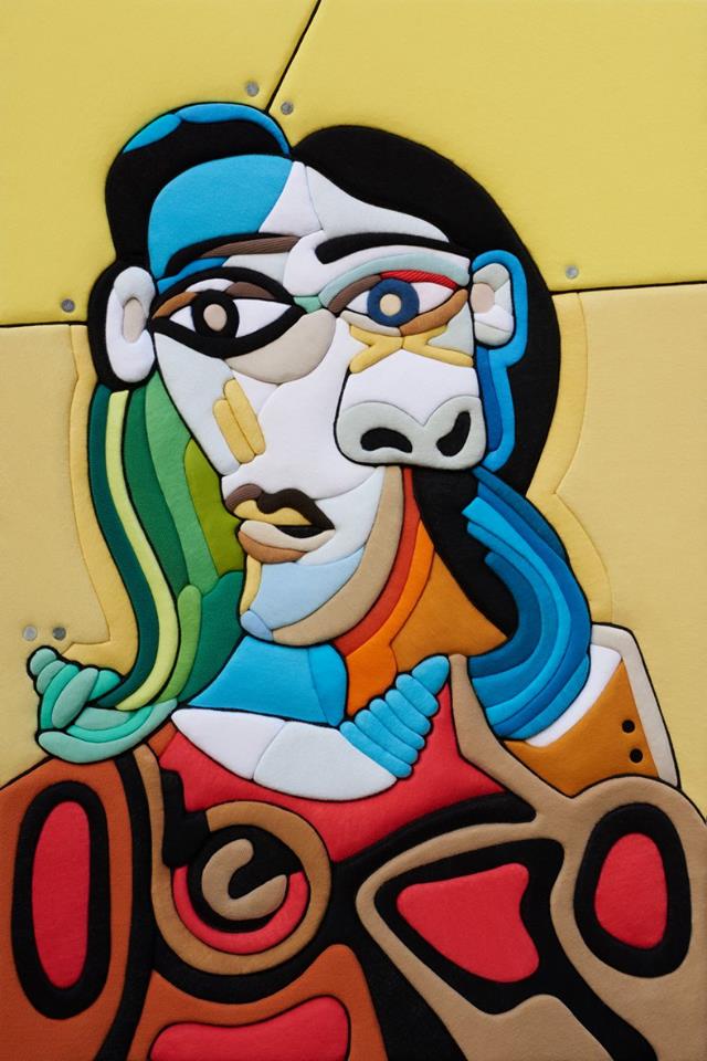 Stefano Bressani - Portrait of a Woman - Homage to Picasso