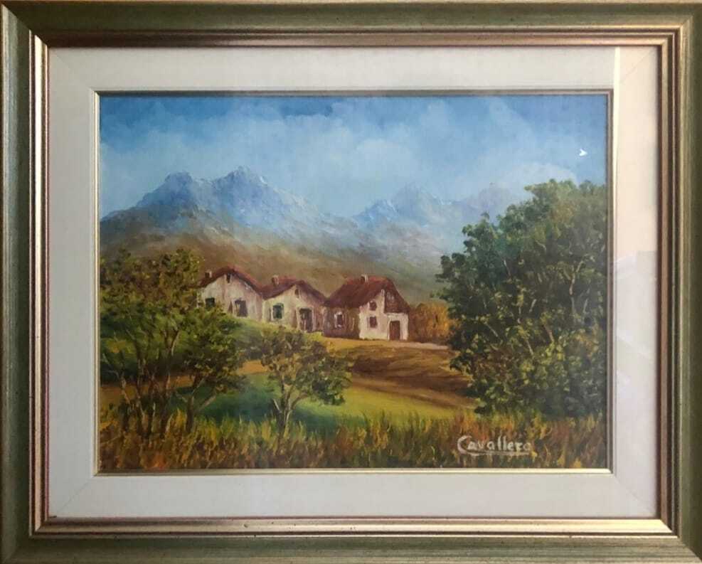 Pietro Cavallero - Senza titolo (paesaggio)