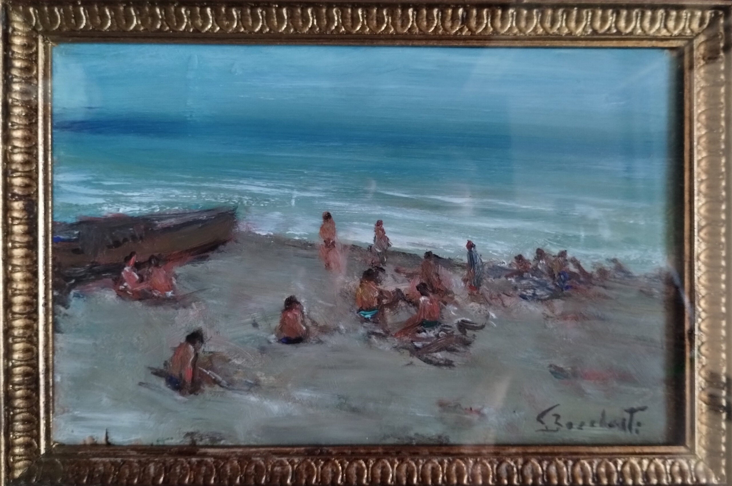 Gaetano Bocchetti - Untitled (Beach View with Bathers)
