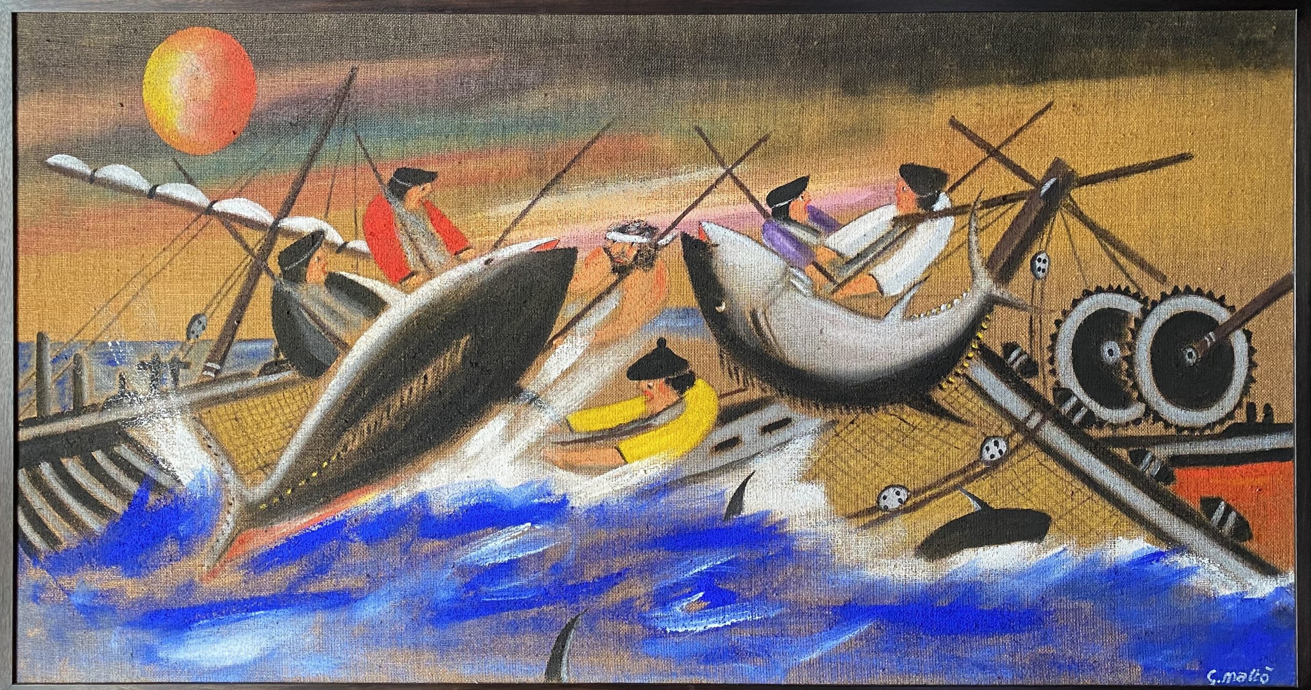 Gianni Mattò - Untitled (Fishing Scene)