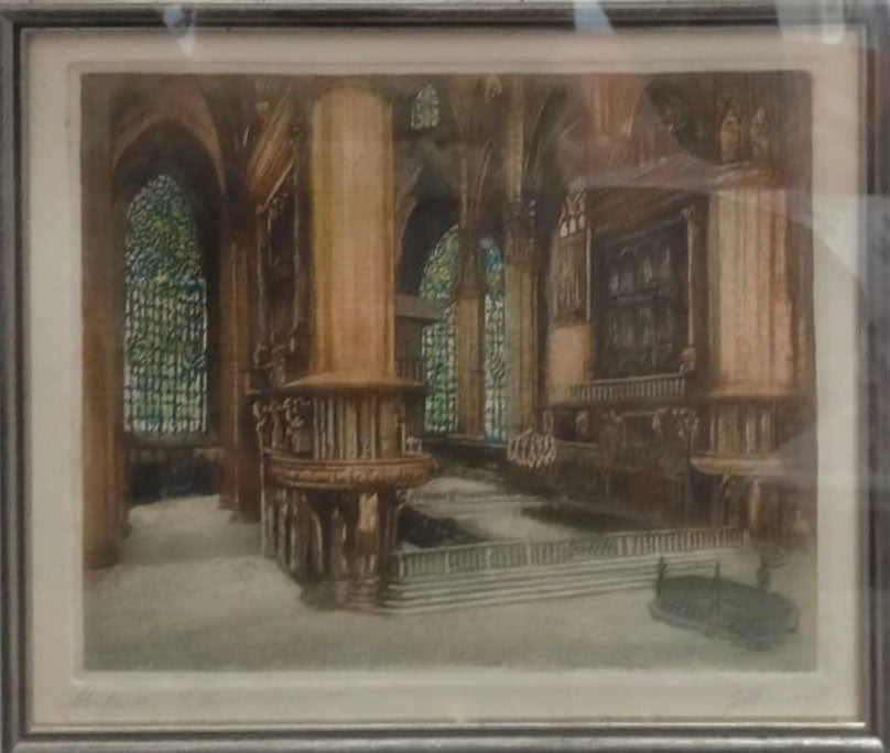 F. Mancini - Milán, interior del Duomo