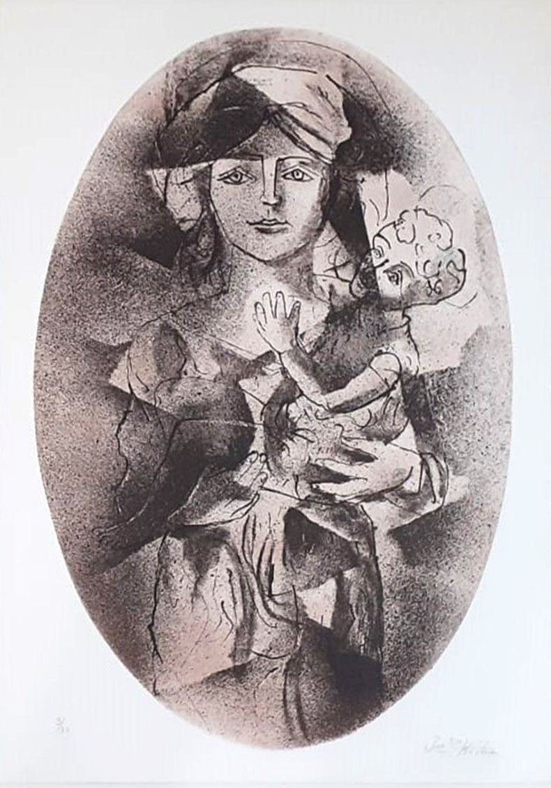 Ibrahim Kodra - La Virgen y el Niño