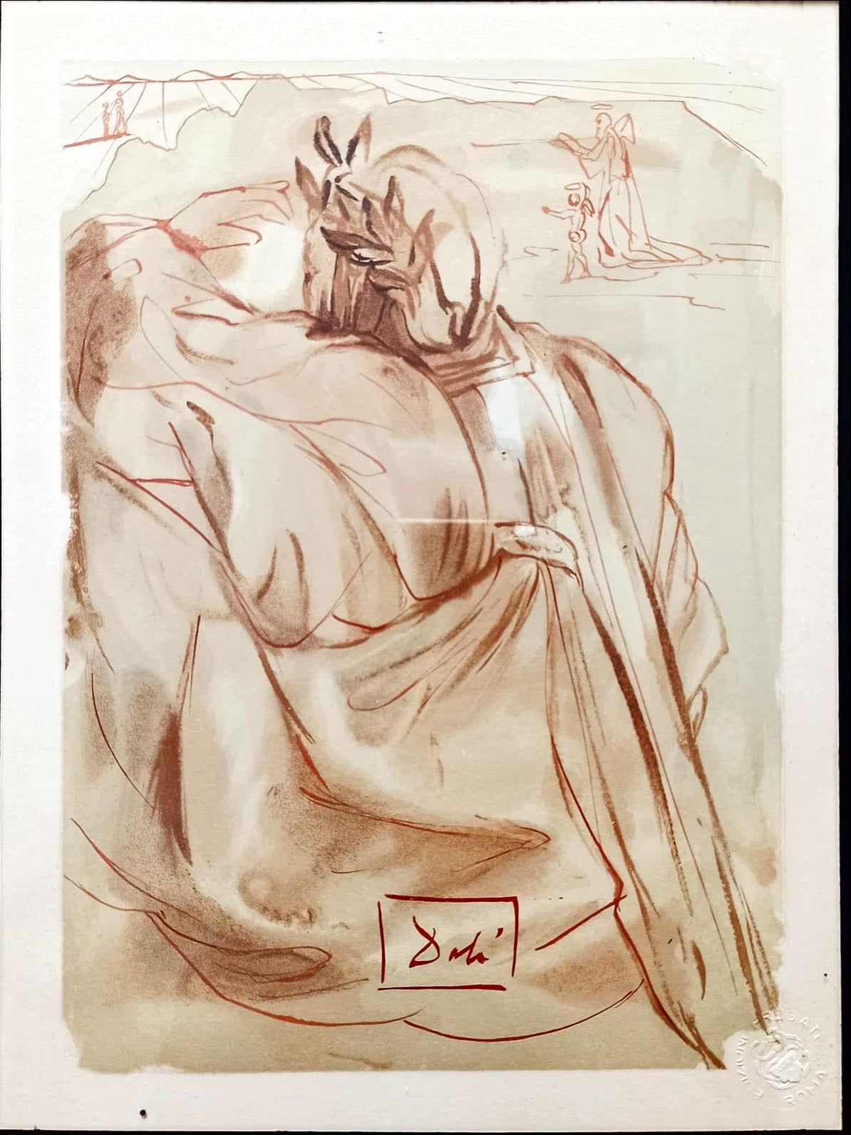 Salvador Dalí - El arrepentimiento de Dante