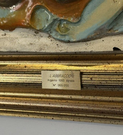 L'abbraccio – Bassorilievo in argento – Creazioni