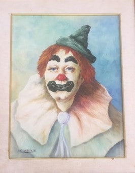 Pietro Cavallero - Clown - Olio su tela