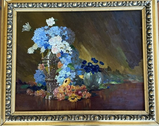 Mario Ciancia - Natura morta (fiori #1) - Olio su tavola