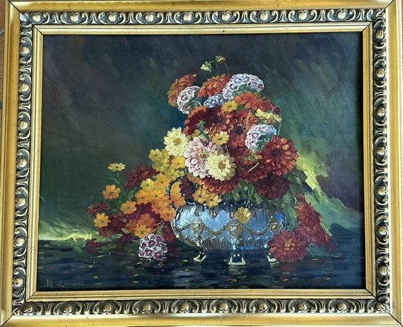 Mario Ciancia - Natura morta (fiori #2) - Olio su tavola
