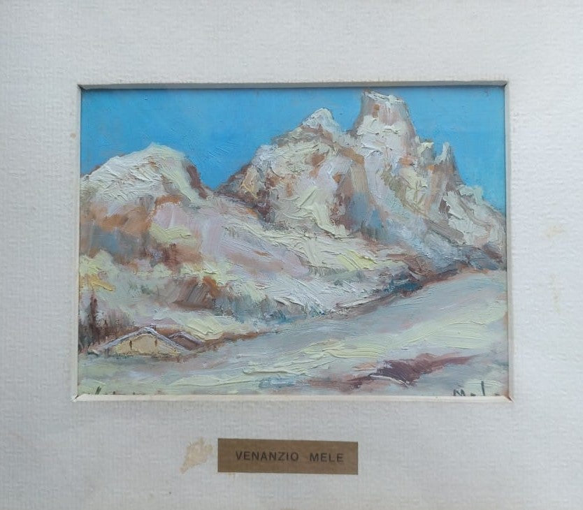 Paesaggio alpino Cervinia di Venanzio Mele