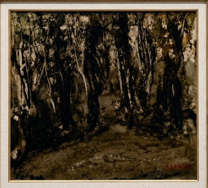 Alfredo Nannoni - senza titolo (bosco)