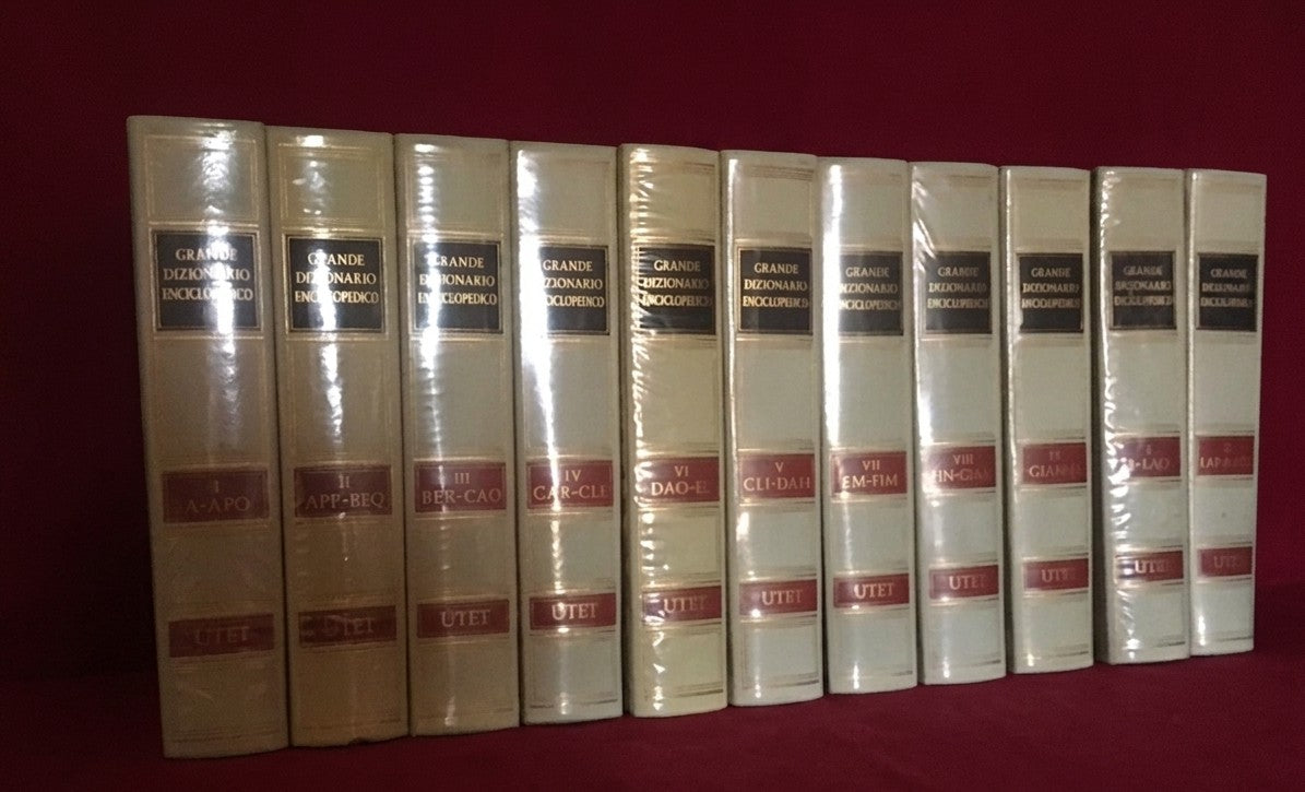 Volumi del Grande Dizionario Enciclopedico UTET