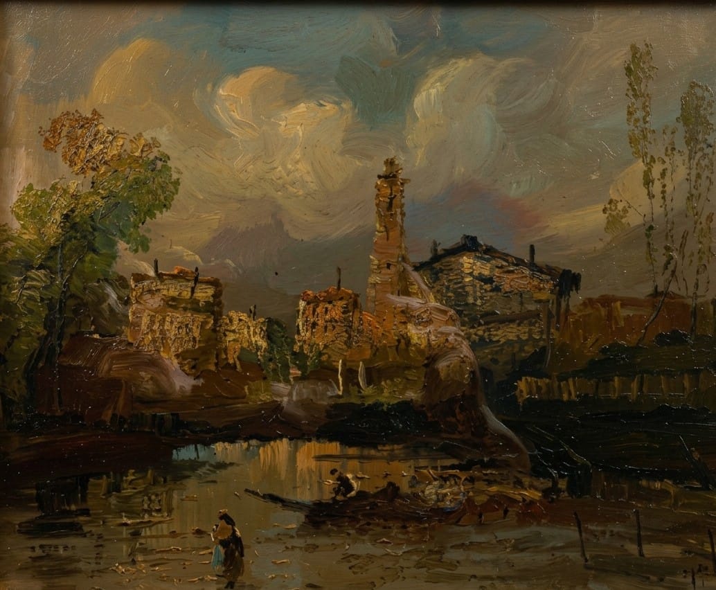 Lucio Cargnel - Senza Titolo (paesaggio)