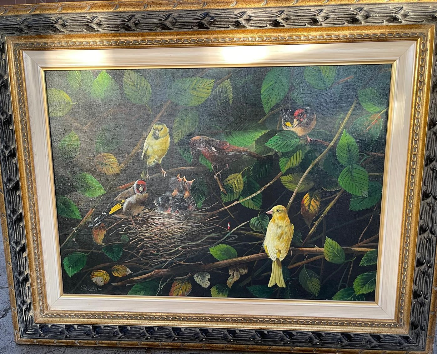 Birds on a branch