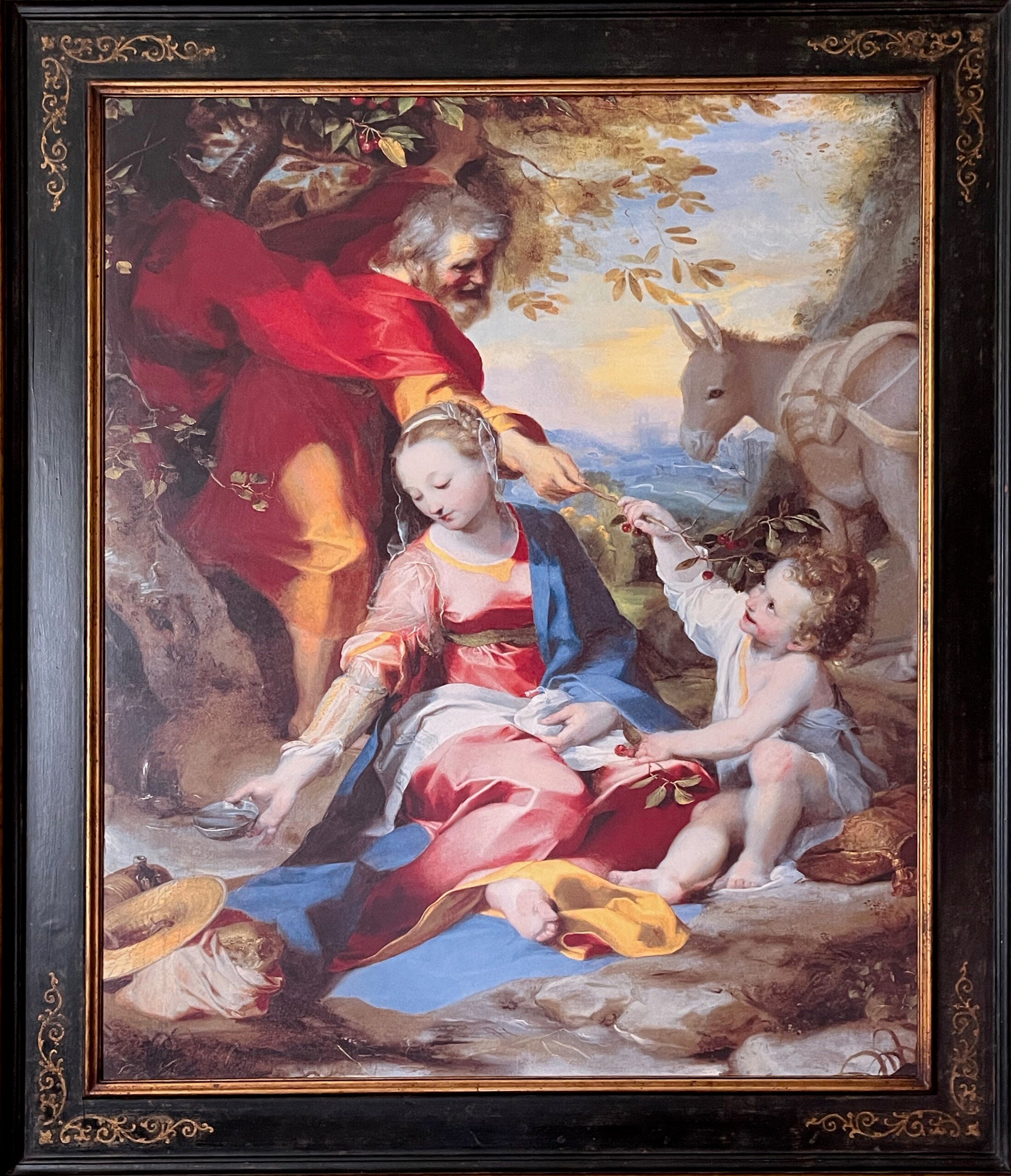 Scrinium: Exempla Perfecta - Descanso durante la huida a Egipto de Federico Barocci