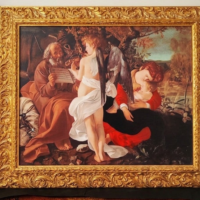 Caravaggio - Riposo durante la fuga in Egitto - San Paolo Patrimonio
