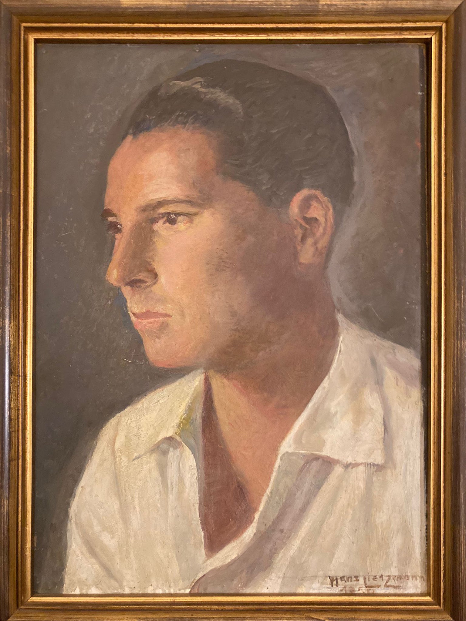 Hans Lietzmann - Retrato masculino