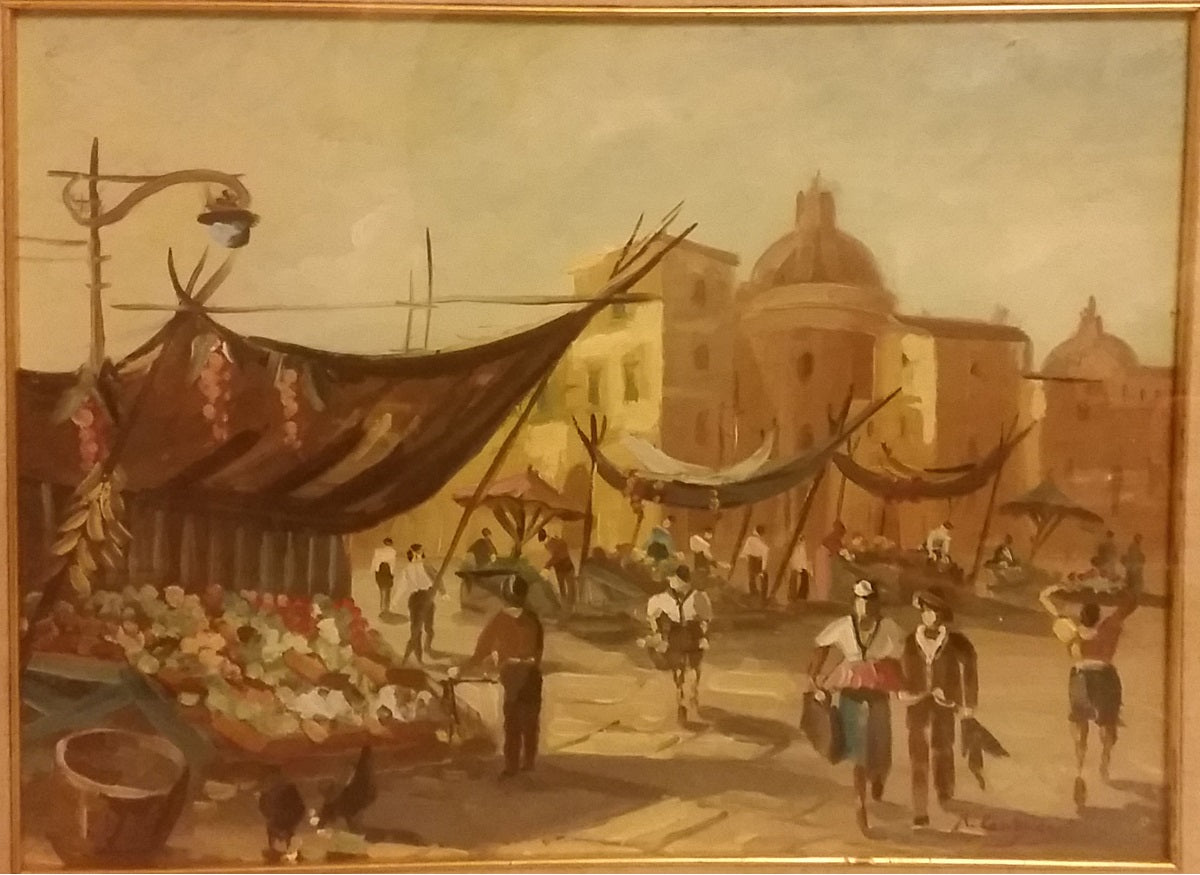 Roberto Carignani - Escenas de mercado