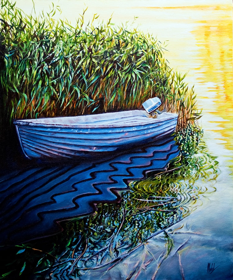 Michelangelo Rossi - Barco reflejado
