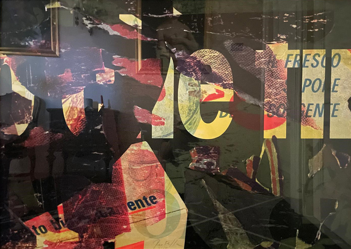Mimmo Rotella - Senza titolo