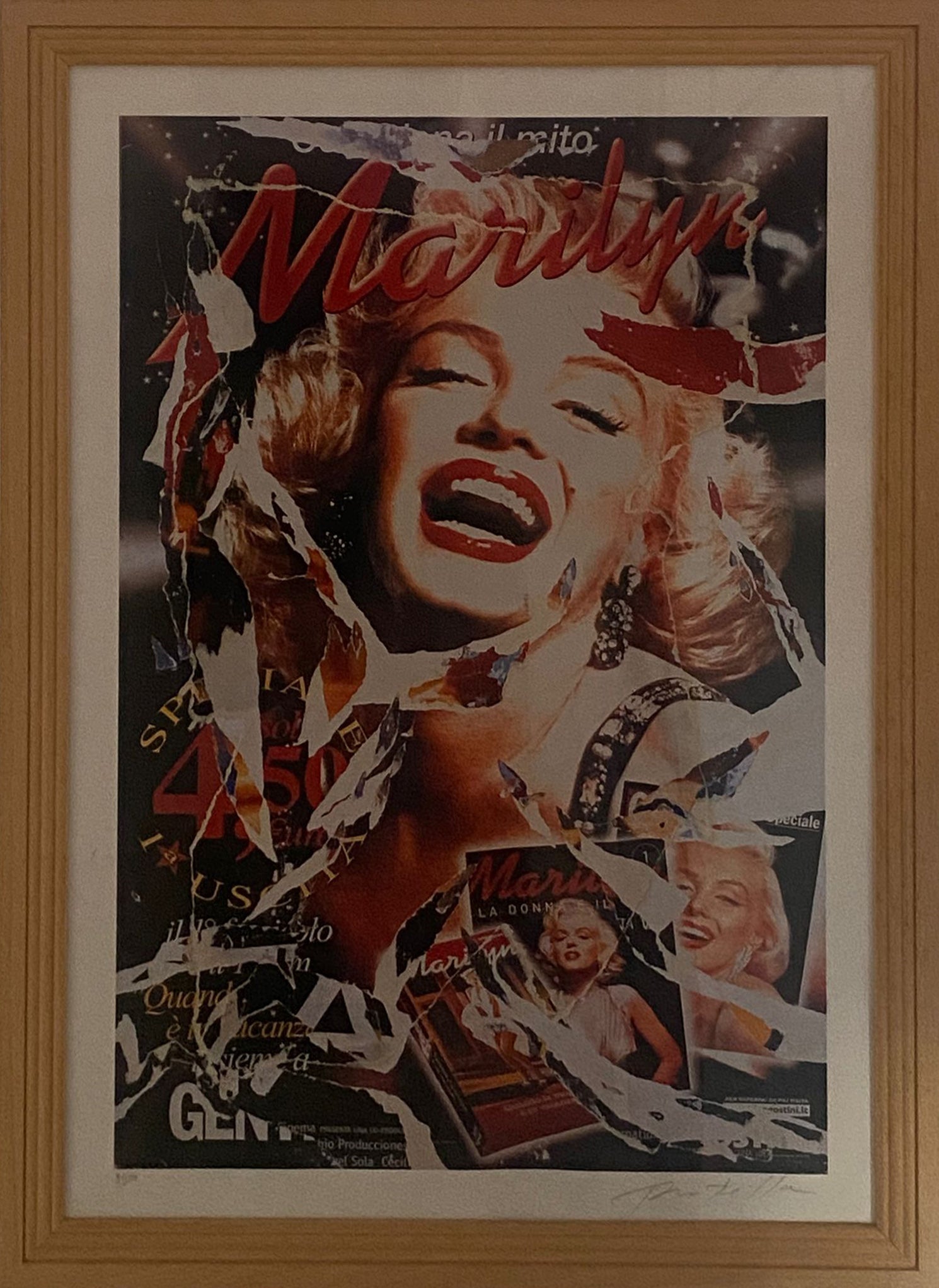 Mimmo Rotella - Homenaje a Marilyn