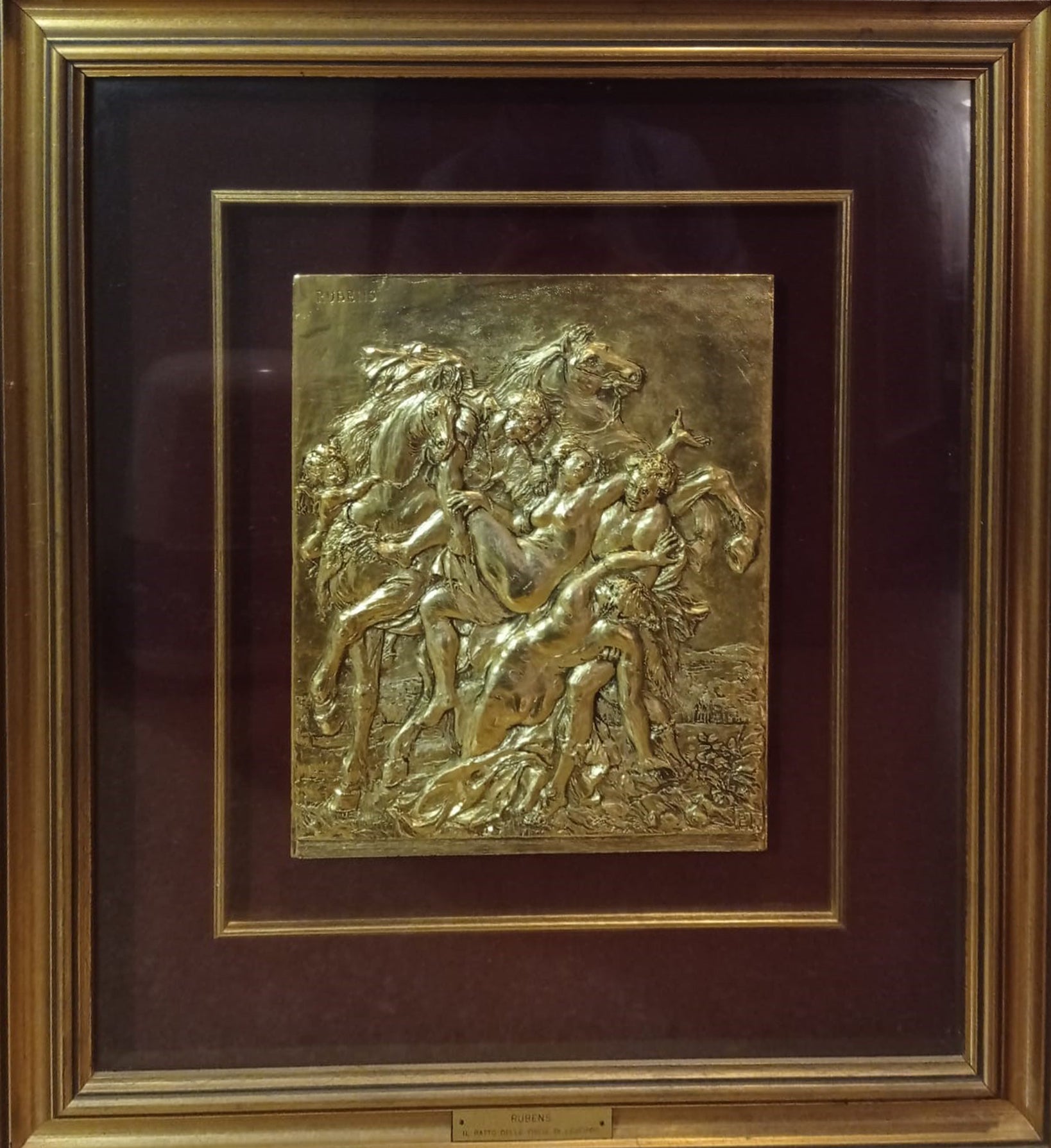 Homenaje a Rubens - El rapto de las hijas de Leucipo