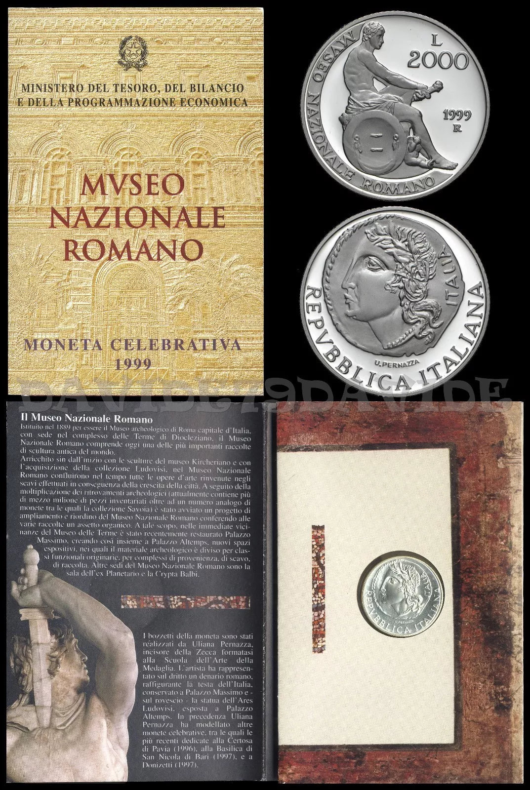 Moneda conmemorativa Museo Nacional Romano - Casa de la Moneda e Imprenta del Estado