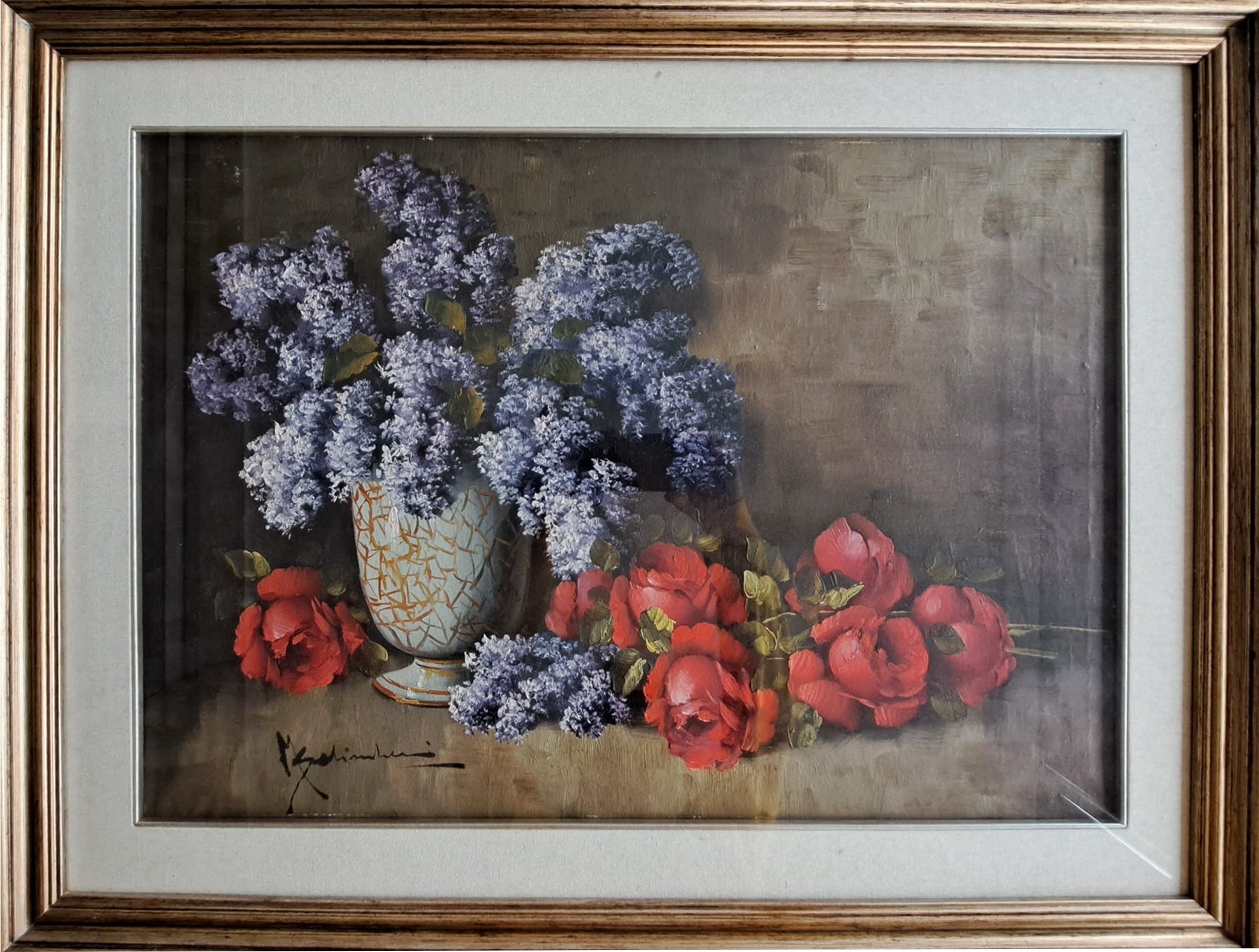 Mario Salimbeni - Jarrón de flores