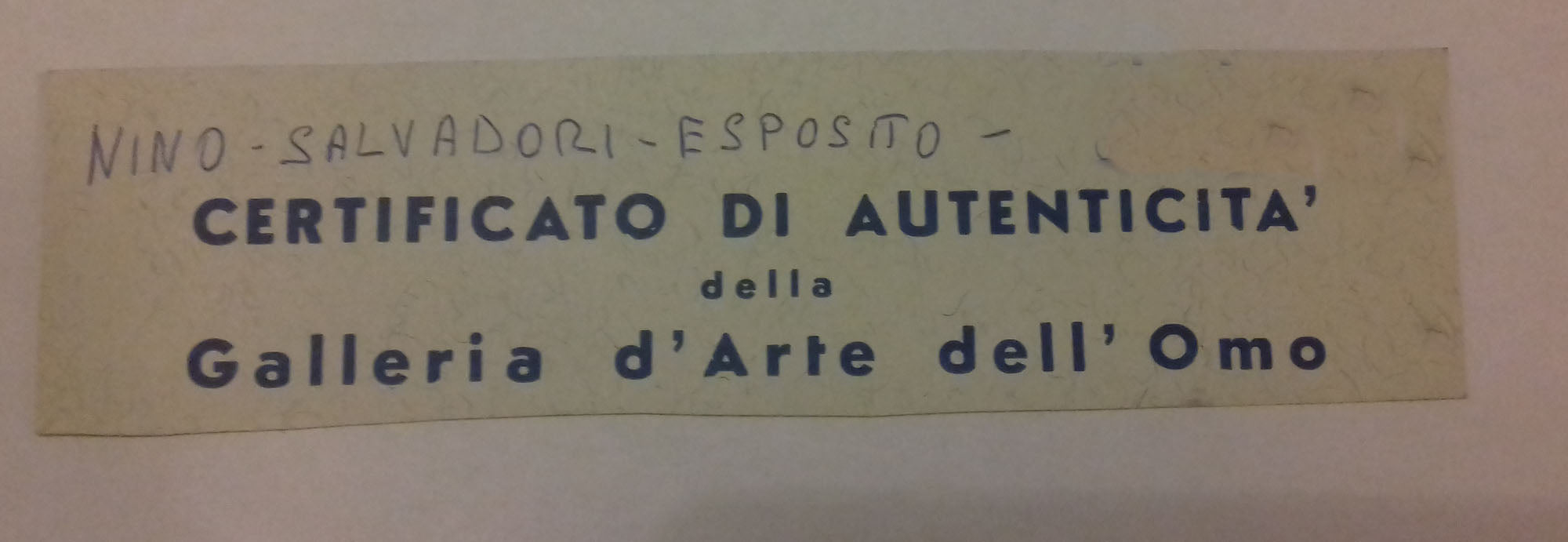 Nino Salvadori Esposito - Untitled