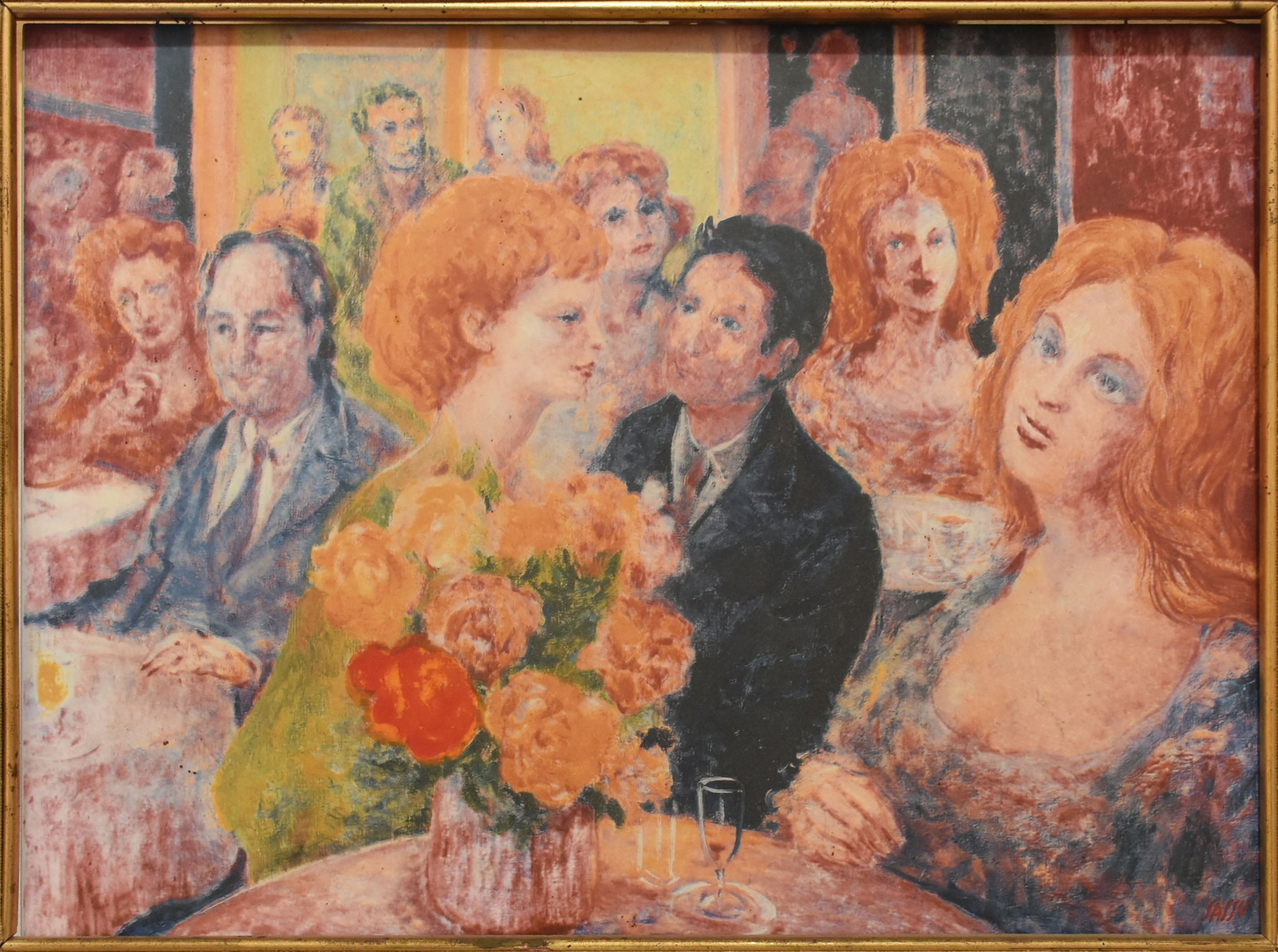 Aligi Sassu - The Coffee of Roses