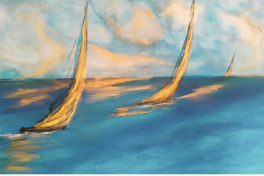 Golden sails