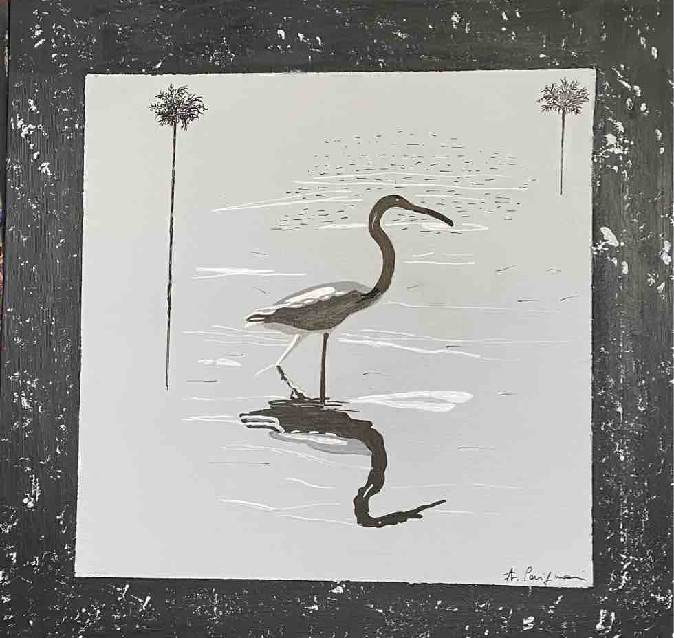 Follow a heron with your eyes and then find yourself flying