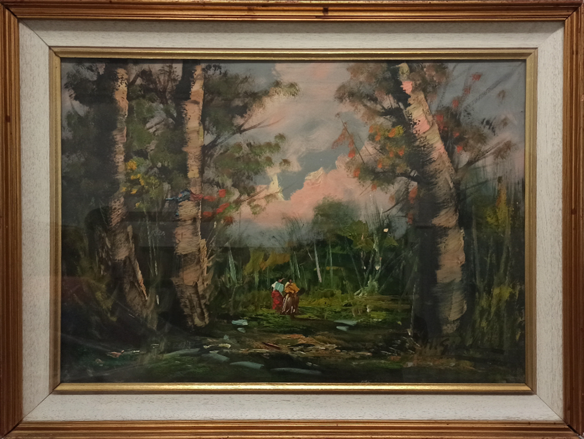 Unknown Artist - Subjects in the Woods