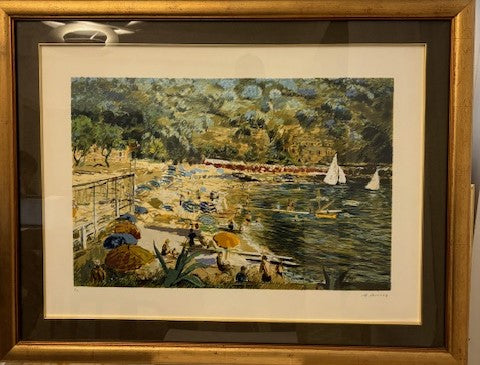 The beach