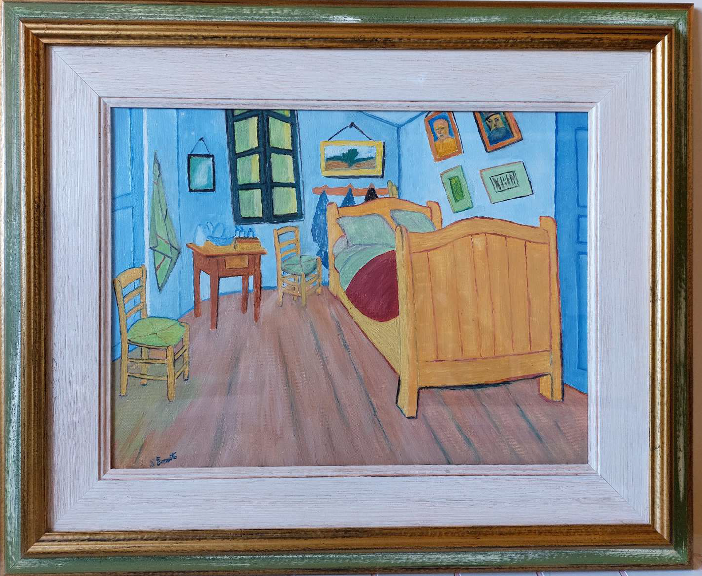 Obra de Vincent Van Gogh. El dormitorio