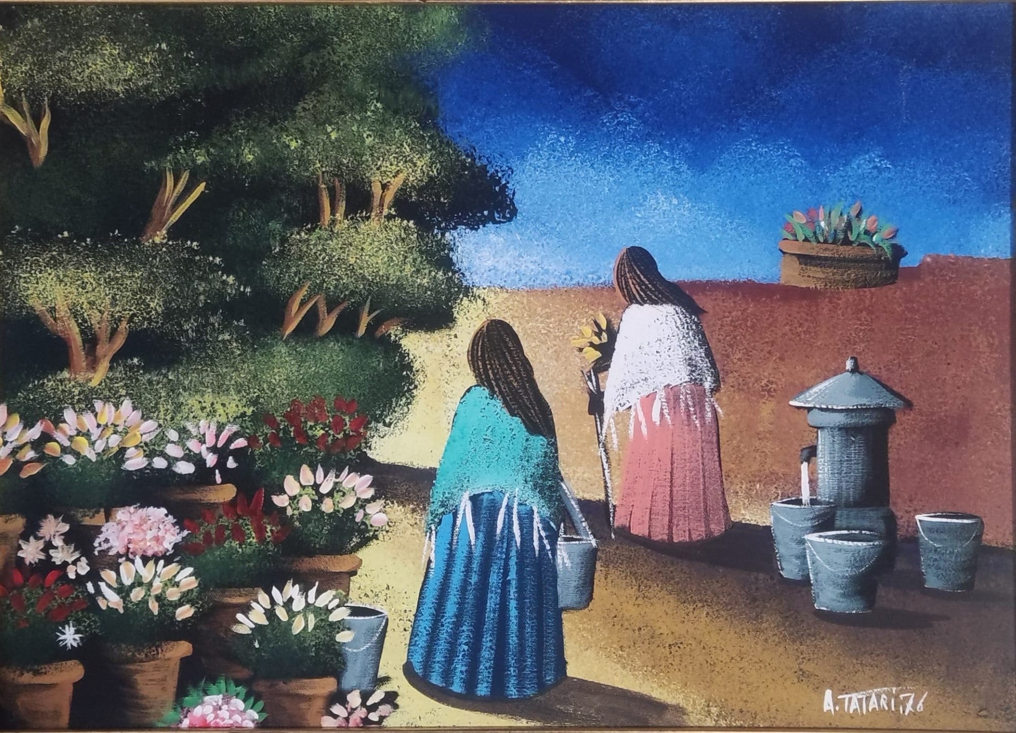 WOMEN AT THE FLORIST - TATARS