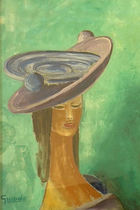 MUJER CON SOMBRERO - RENATO GIURIOLO