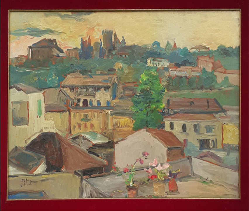 Amelia Da Forno - Paisaje del Castillo de Conegliano